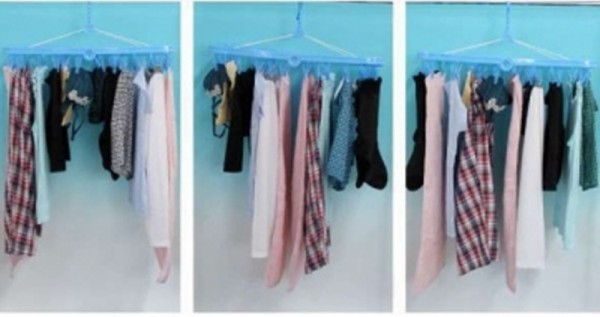 冬天只要室內這樣曬衣服,學會後再也不會「晾不乾」了!