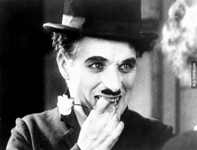 13. 查理·卓別林(Charlie Chaplin)曾經參加一個長得像卓別林的比賽，得了第3名。<BR><BR>(等等，評審到底有什麼問題啊！)