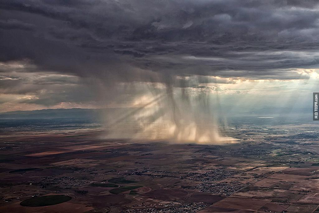 布萊頓，科羅拉多州的風暴雨。<BR><BR>