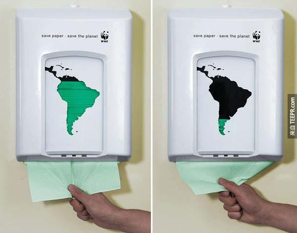 9.) 節約用紙，拯救地球。<BR><BR>