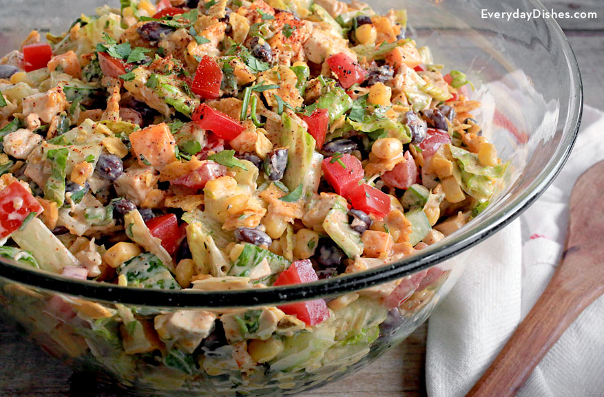 Tex-Mex chopped chicken salad recipe