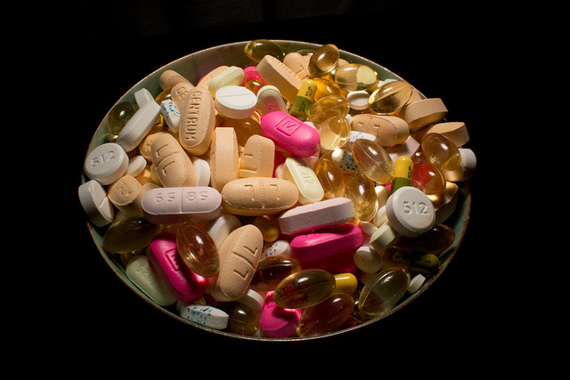 Pills Vitamins Pile Bowl April 23, 2012 2