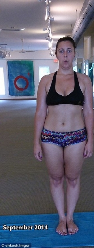 她沒有減肥，就只是一直做「這個運動」！沒想到3個月後，她的結果震驚全世界！